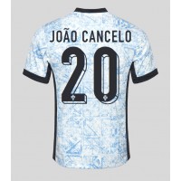 Camisa de Futebol Portugal Joao Cancelo #20 Equipamento Secundário Europeu 2024 Manga Curta